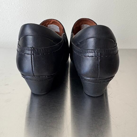 COBB HILL by New Balance Women's 6.5 Laurel Slip Ons Black Leather Heel NWOB - Picture 7 of 11